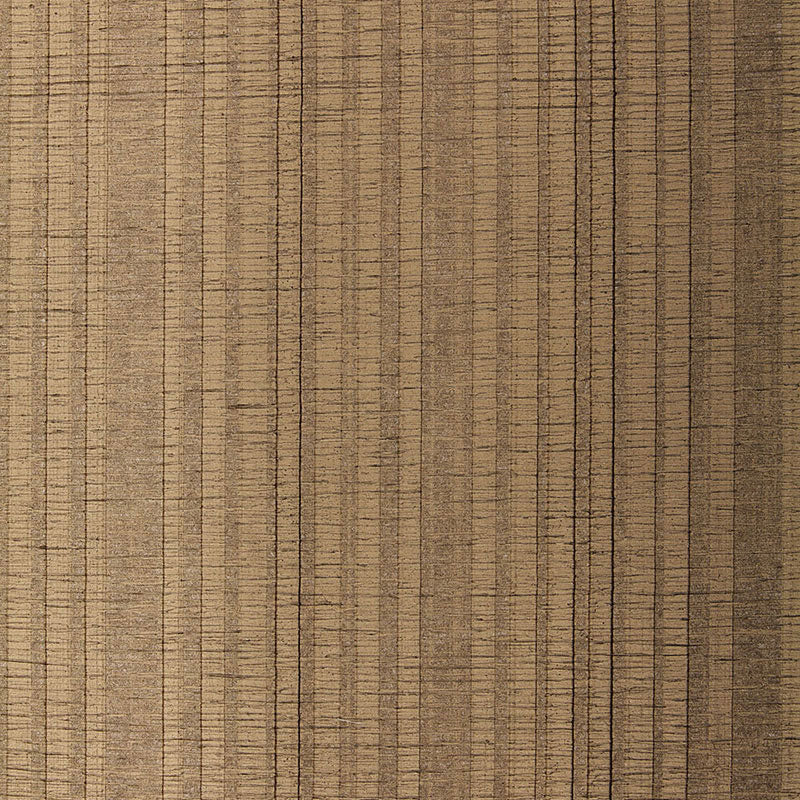 Schumacher Origami Stripe Sable Wallpaper - Eade's Wallpaper