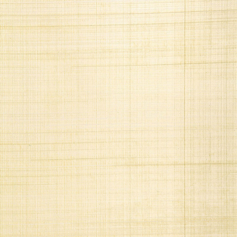 Schumacher Brushed Plaid White Gold Wallpaper