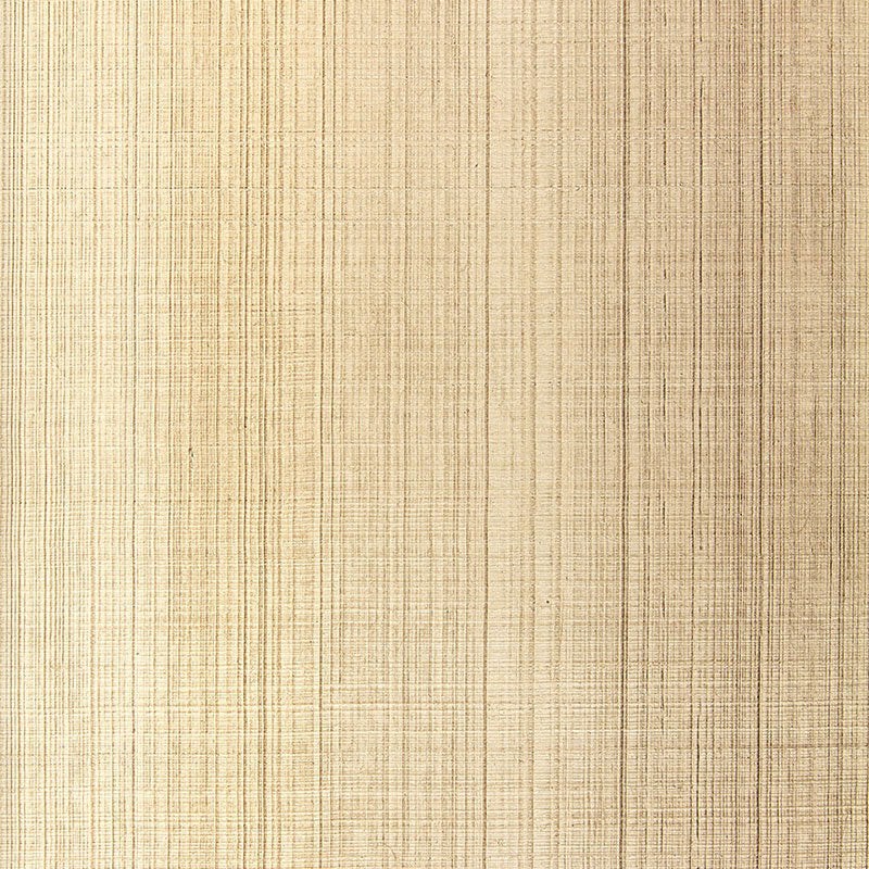 Schumacher Brushed Plaid Aged Silver Wallpaper