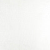 Schumacher Crocodile White Wallpaper
