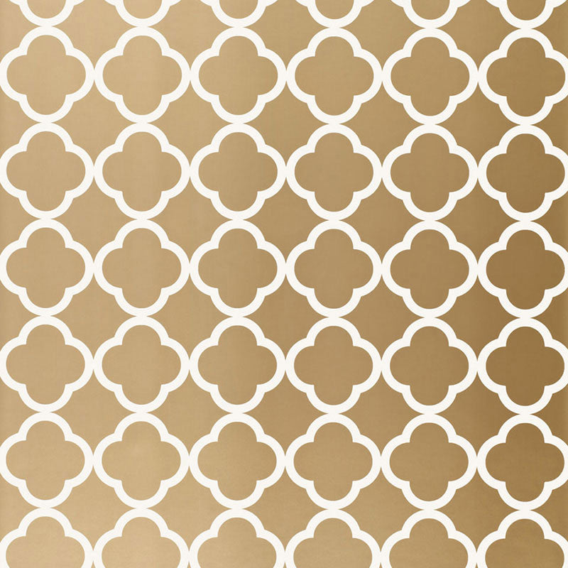 Schumacher Morocco Antique Gold Wallpaper - Eade's Wallpaper