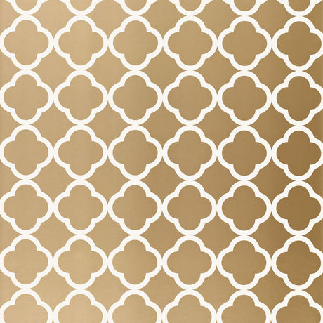 Schumacher Morocco Antique Gold Wallpaper - Eade's Wallpaper