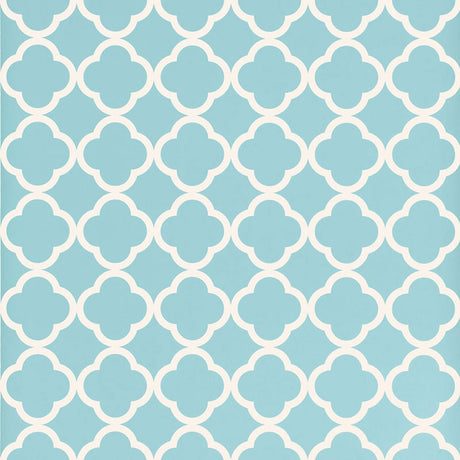 Schumacher Morocco Azure Wallpaper - Eade's Wallpaper