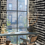 Schumacher Queen Of Spain Black Wallpaper - Eade's Wallpaper