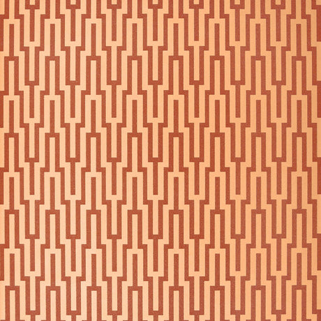 Schumacher Metropolitan Fret Amber Wallpaper - Eade's Wallpaper