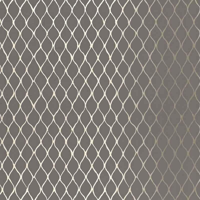 Schumacher Valencia Graphite Wallpaper