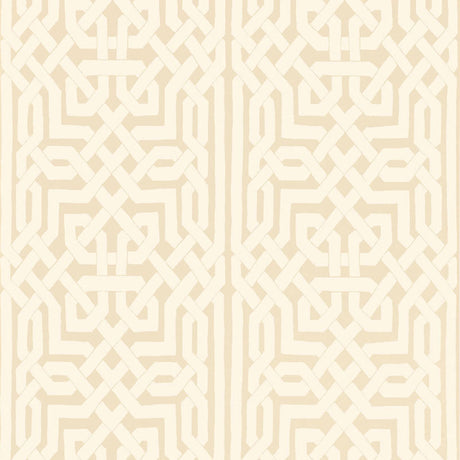 Schumacher Malaga Flax Wallpaper - Eade's Wallpaper