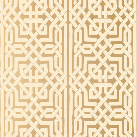 Schumacher Malaga Gold Wallpaper - Eade's Wallpaper