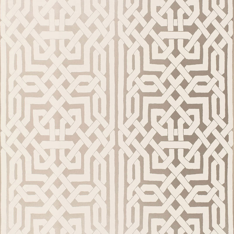 Schumacher Malaga Silver Wallpaper - Eade's Wallpaper