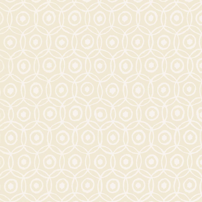 Schumacher Alcazaba Bisque Wallpaper