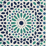Schumacher Nasrid Palace Mosaic Aegean Wallpaper - Eade's Wallpaper