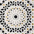Schumacher Nasrid Palace Mosaic Mica Wallpaper - Eade's Wallpaper