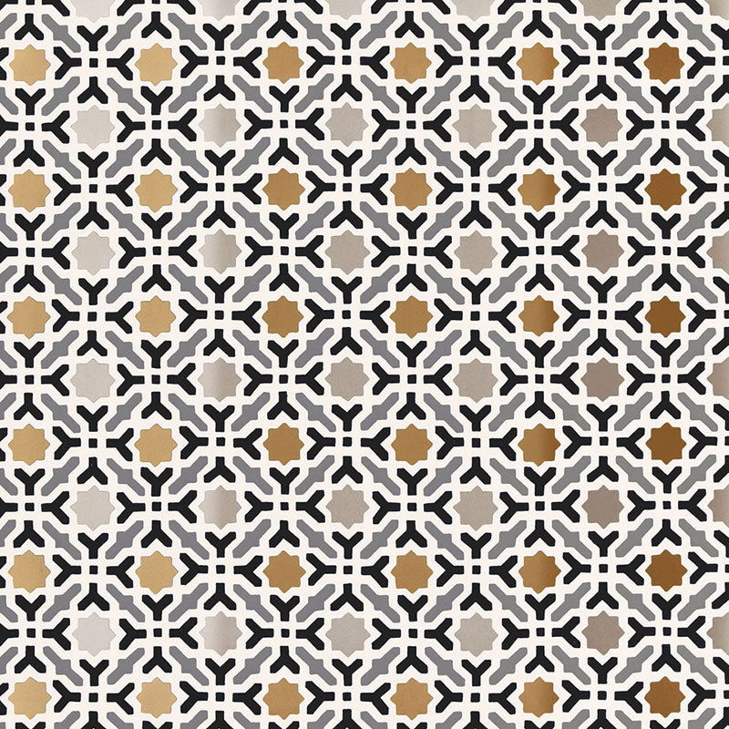 Schumacher Serallo Mosaic Mica Wallpaper - Eade's Wallpaper