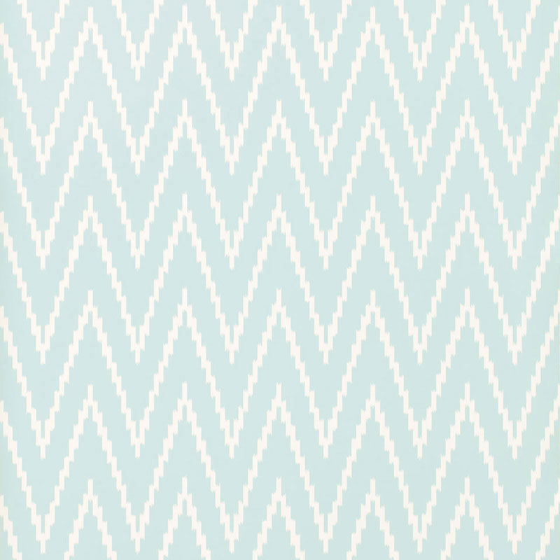 Schumacher Kasari Ikat Sky Wallpaper