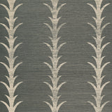 Schumacher Acanthus Stripe Sisal Shadow Wallpaper
