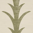 Schumacher 5006058 ACANTHUS STRIPE SISAL in OLIVE Wallpaper 