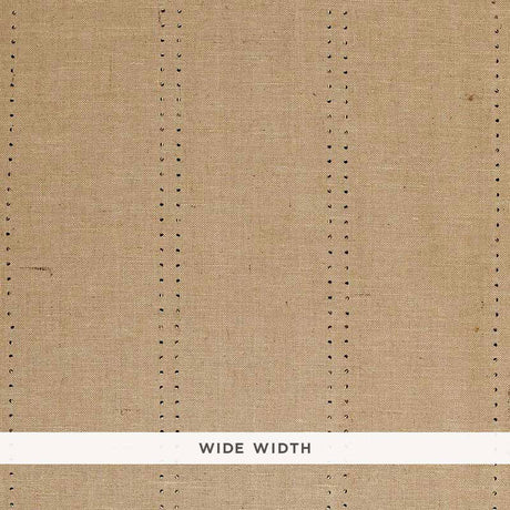 Schumacher Stud Stripe Natural / Bronze Wallpaper - Eade's Wallpaper