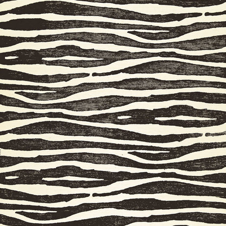 Schumacher Ripple Sisal Zebra Wallpaper - Eade's Wallpaper