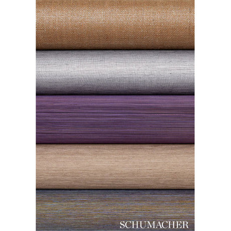 Schumacher Kamiko Sisal Lagoon Wallpaper