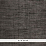 Schumacher Weston Raffia Weave Charcoal Wallpaper