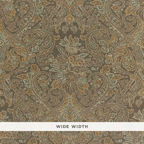 Schumacher Sinclair Paisley Java Wallpaper - Eade's Wallpaper