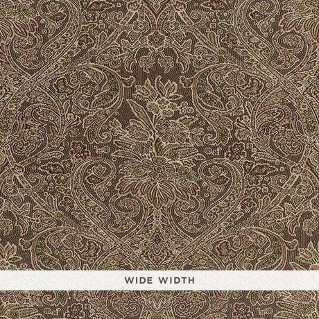 Schumacher Sinclair Paisley Ash Wallpaper - Eade's Wallpaper