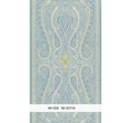 Schumacher Pasha Paisley Sky Wallpaper - Eade's Wallpaper