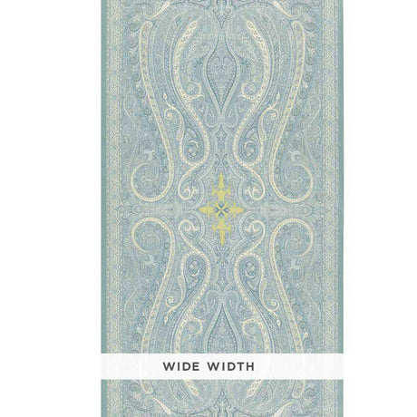Schumacher Pasha Paisley Sky Wallpaper - Eade's Wallpaper