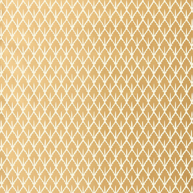 Schumacher Mughal Leaf Burnished Gilt Wallpaper - Eade's Wallpaper