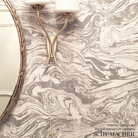 Schumacher Romeo Lapis Wallpaper - Eade's Wallpaper