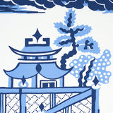 Schumacher Nanjing Porcelain Wallpaper - Eade's Wallpaper