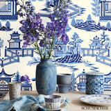 Schumacher Nanjing Jade Wallpaper - Eade's Wallpaper
