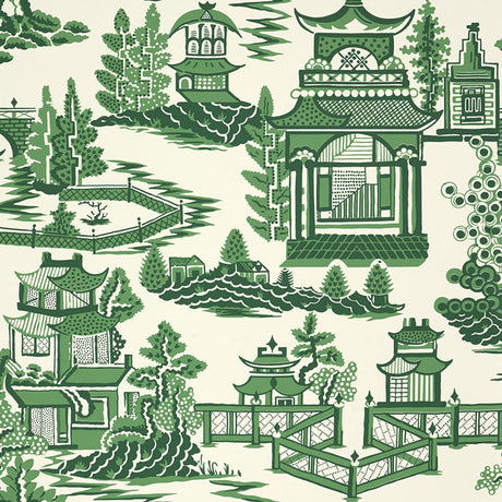 Schumacher Nanjing Jade Wallpaper - Eade's Wallpaper