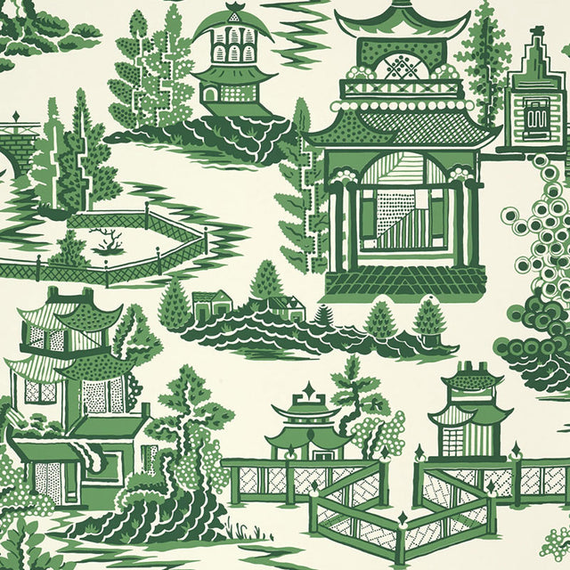 Schumacher Nanjing Jade Wallpaper - Eade's Wallpaper