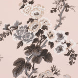 Schumacher Pyne Hollyhock Blush Wallpaper - Eade's Wallpaper