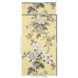 Schumacher Pyne Hollyhock Buttercup Wallpaper - Eade's Wallpaper