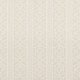 Schumacher Zanzibar Trellis Sand Wallpaper