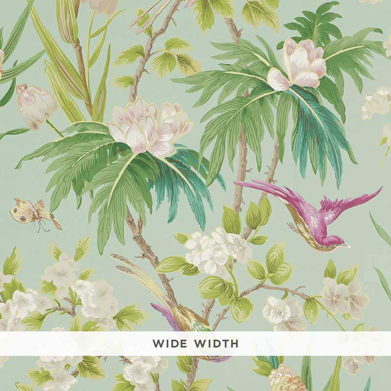 Schumacher Seychelles Sea Wallpaper - Eade's Wallpaper