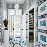 Schumacher Iconic Leopard Ink Wallpaper