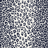 Schumacher Iconic Leopard Ink Wallpaper