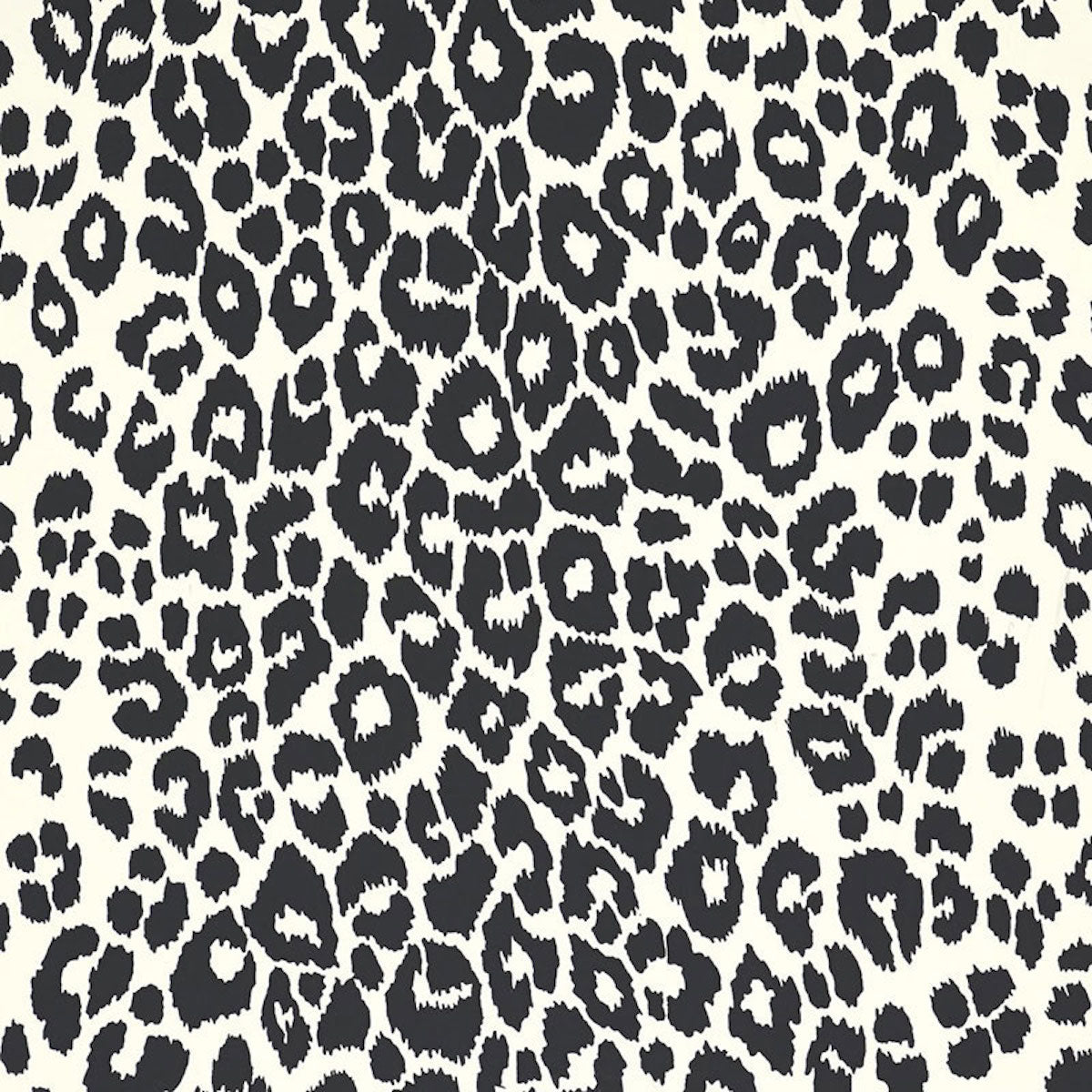 Schumacher Iconic Leopard Graphite Wallpaper