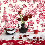 Schumacher Song Garden Cocoa Wallpaper - Eade's Wallpaper