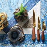 Schumacher Mongiardino Lapis Wallpaper - Eade's Wallpaper
