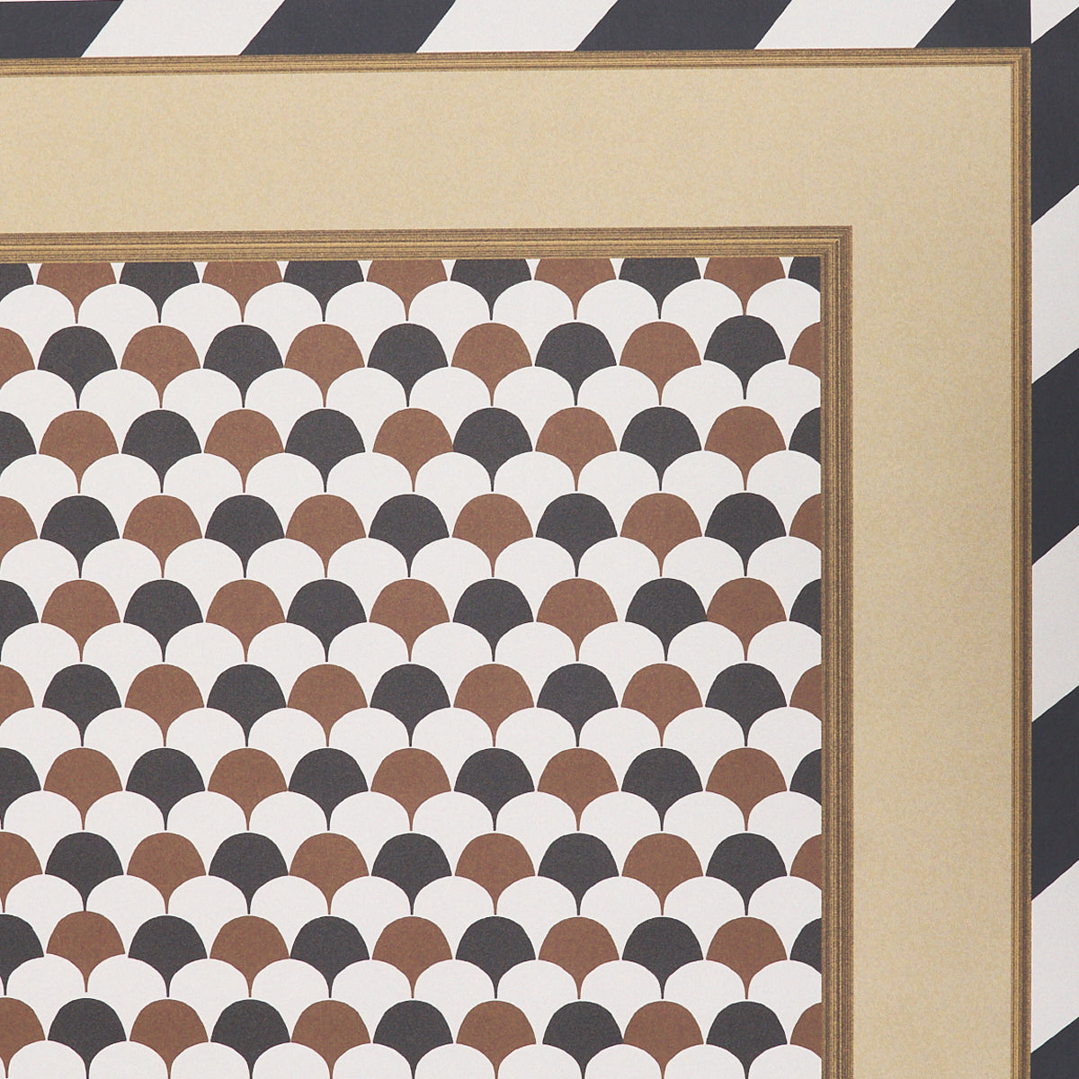 Schumacher Robinchon Panel A Brown Wallpaper - Eade's Wallpaper