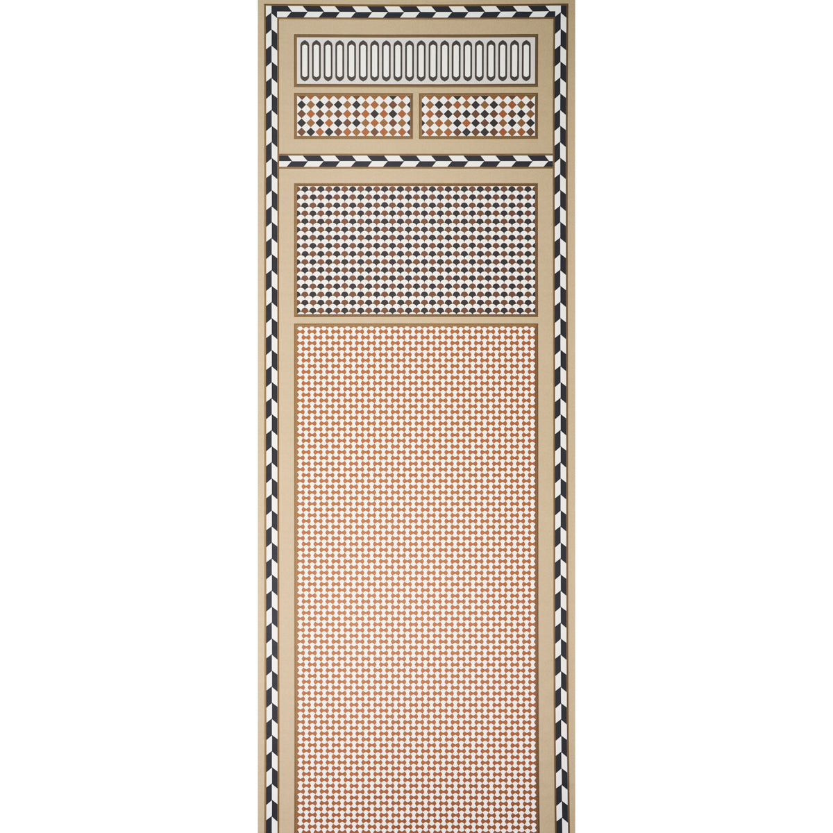 Schumacher Robinchon Panel A Brown Wallpaper - Eade's Wallpaper