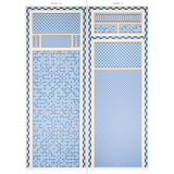 Schumacher Robinchon Panel B Blue Wallpaper - Eade's Wallpaper