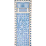 Schumacher Robinchon Panel B Blue Wallpaper - Eade's Wallpaper