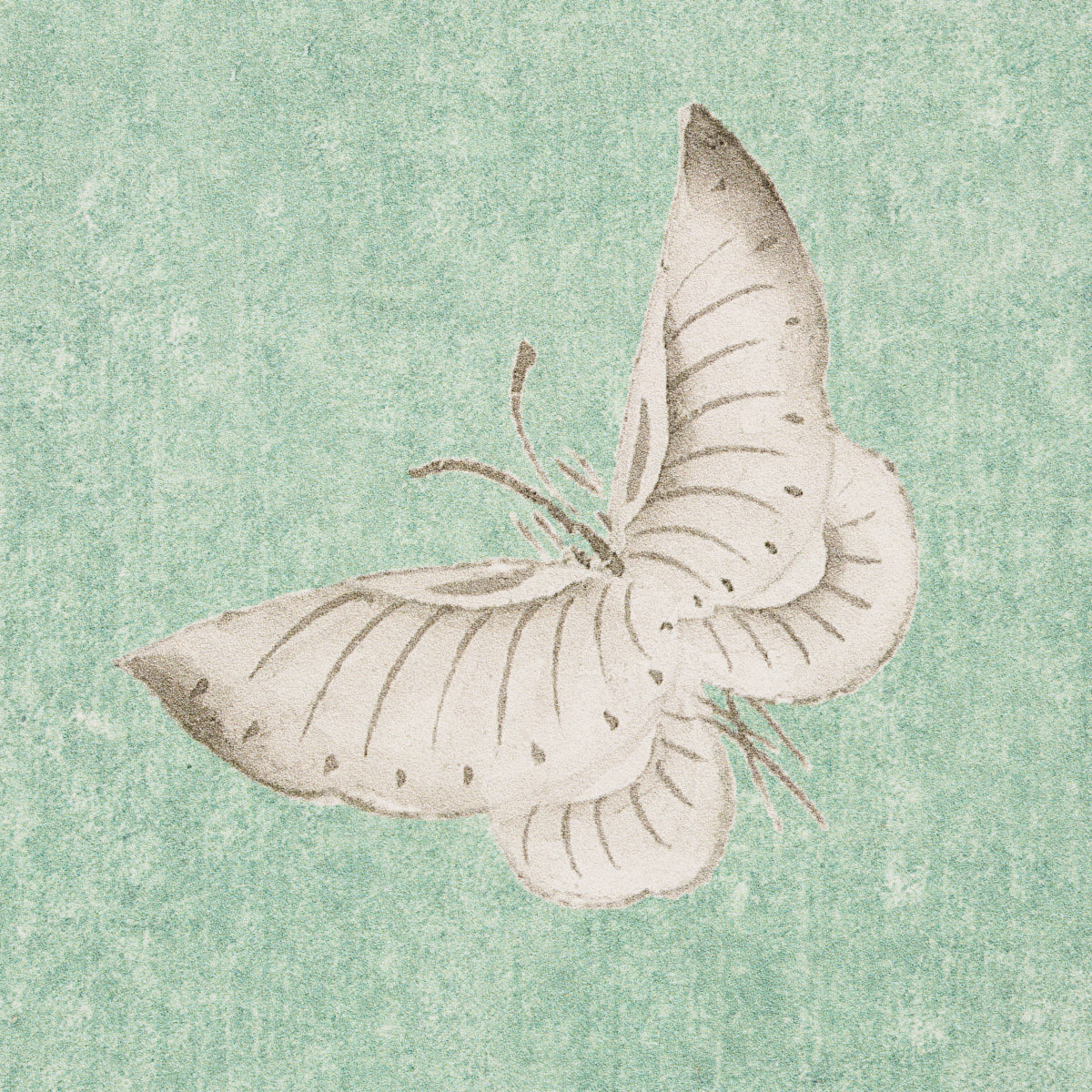 Schumacher Chinois Palais Panel Aquamarine Wallpaper