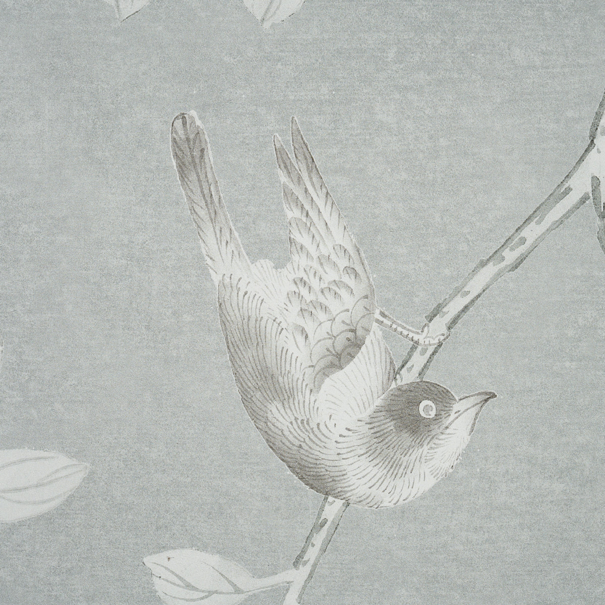 Schumacher Chinois Palais Panel Grisaille Wallpaper