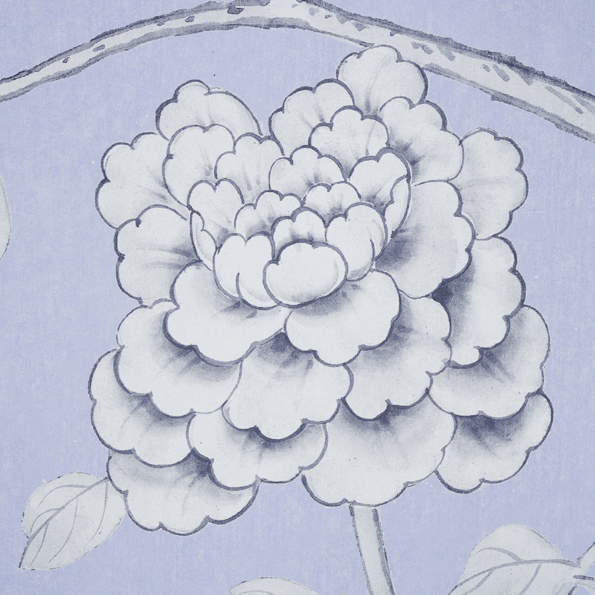 Schumacher Chinois Palais Panel Lavender Wallpaper